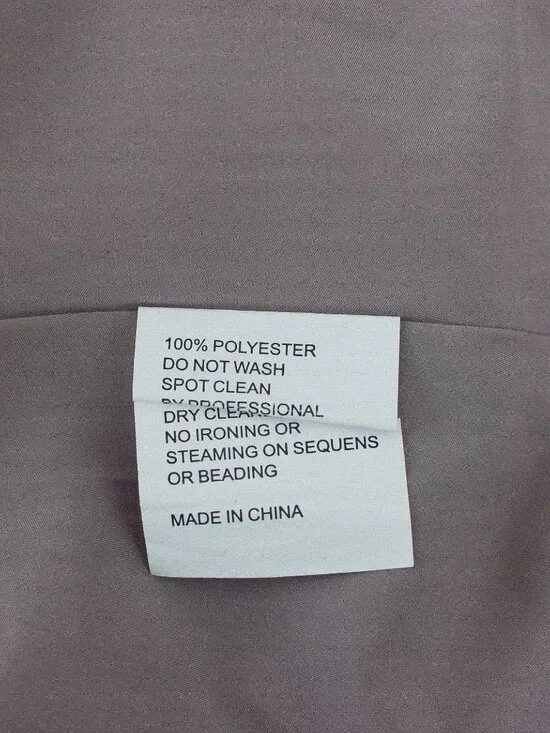 Gia Franco Mauve Purple Embellished Bow Floor Length Trumpet Evening Gown Size 4 - Picture 12 of 13